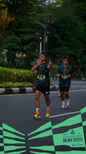 Race photo from Mangkunegaran Run 2025