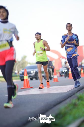 Race photo from Taman Budaya x BOGORUN 2025