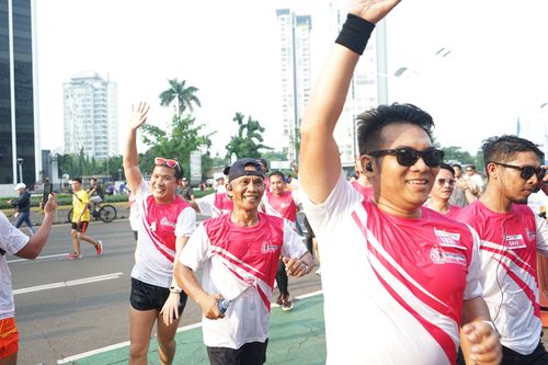 Race photo from Smartfren Run 2024 Vibes