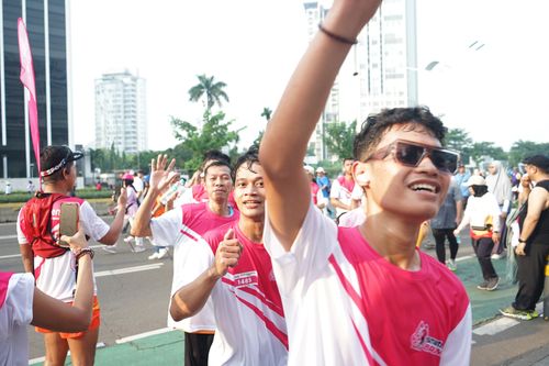 Race photo from Smartfren Run 2024 Vibes