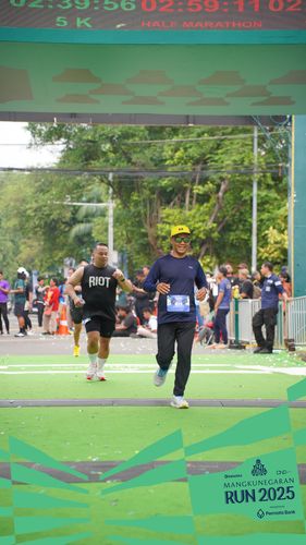 Race photo from Mangkunegaran Run 2025
