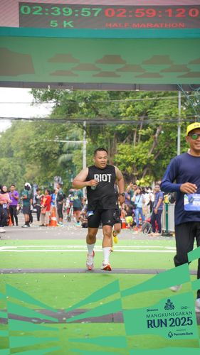 Race photo from Mangkunegaran Run 2025