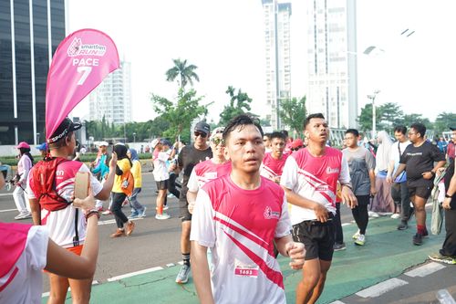 Race photo from Smartfren Run 2024 Vibes
