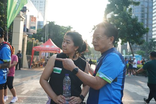 Race photo from Lari Bareng Yuk!