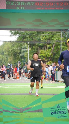 Race photo from Mangkunegaran Run 2025