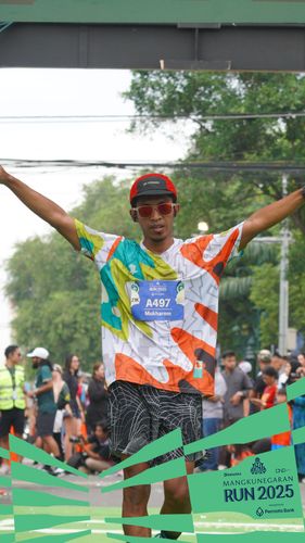 Race photo from Mangkunegaran Run 2025