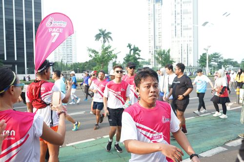 Race photo from Smartfren Run 2024 Vibes