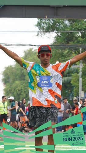 Race photo from Mangkunegaran Run 2025