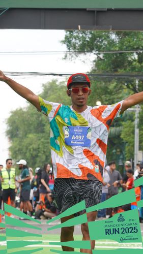 Race photo from Mangkunegaran Run 2025