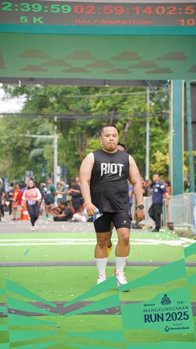 Race photo from Mangkunegaran Run 2025