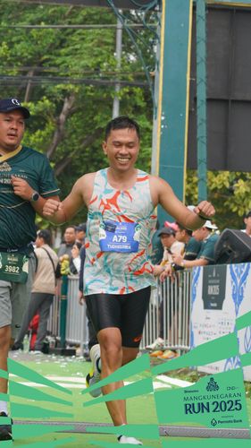 Race photo from Mangkunegaran Run 2025