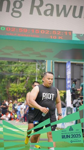 Race photo from Mangkunegaran Run 2025