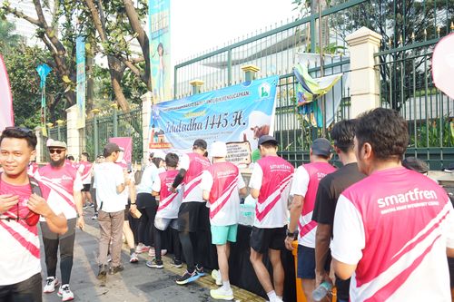Race photo from Smartfren Run 2024 Vibes