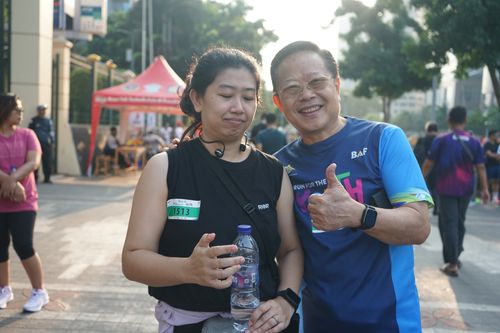 Race photo from Lari Bareng Yuk!