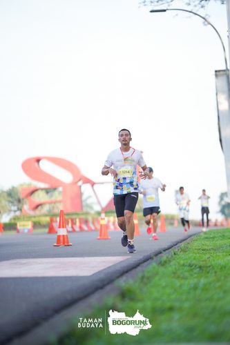 Race photo from Taman Budaya x BOGORUN 2025