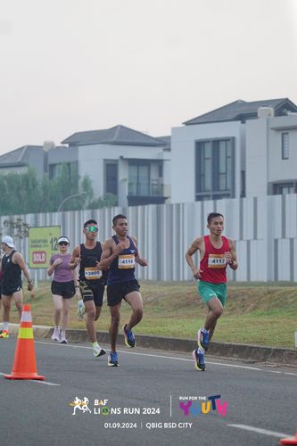 Race photo from BAF LIONS RUN 2024
