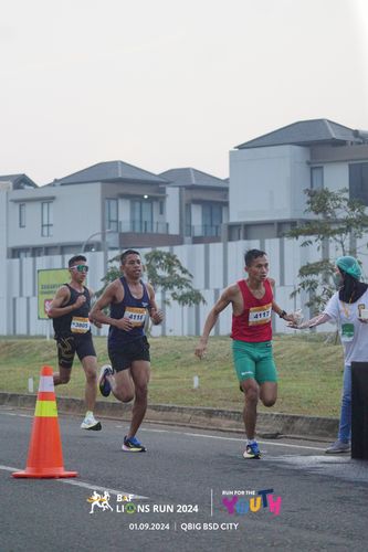 Race photo from BAF LIONS RUN 2024