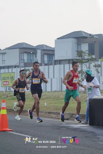 Race photo from BAF LIONS RUN 2024