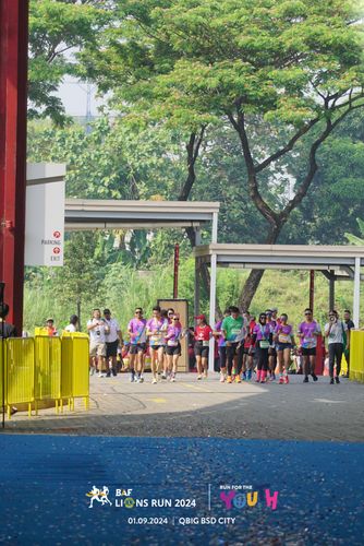 Race photo from BAF LIONS RUN 2024