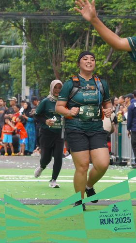 Race photo from Mangkunegaran Run 2025