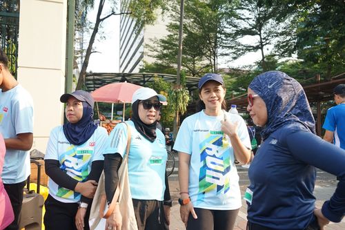 Race photo from Lari Bareng Yuk!