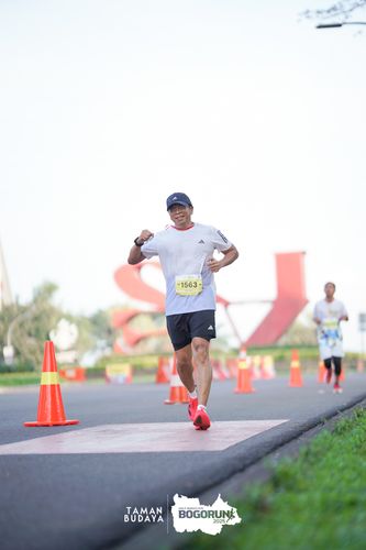 Race photo from Taman Budaya x BOGORUN 2025