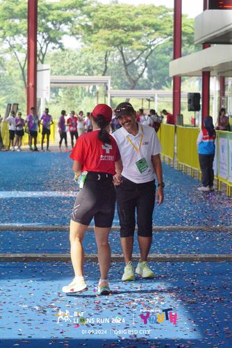 Race photo from BAF LIONS RUN 2024