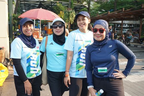 Race photo from Lari Bareng Yuk!