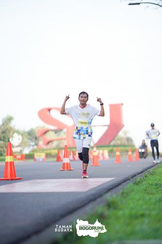 Race photo from Taman Budaya x BOGORUN 2025