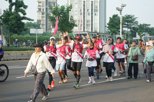 Race photo from Smartfren Run 2024 Vibes