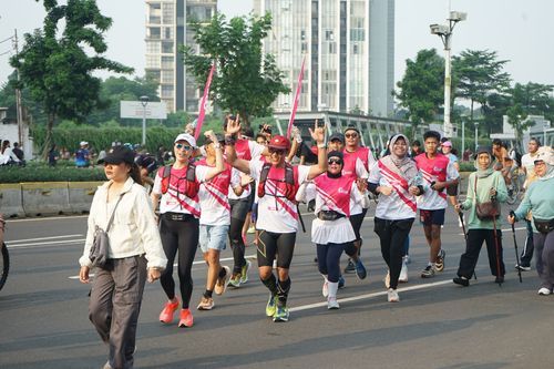 Race photo from Smartfren Run 2024 Vibes