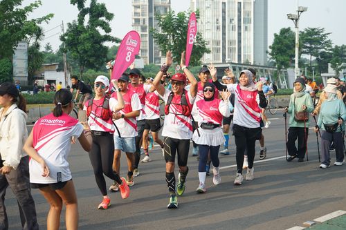 Race photo from Smartfren Run 2024 Vibes