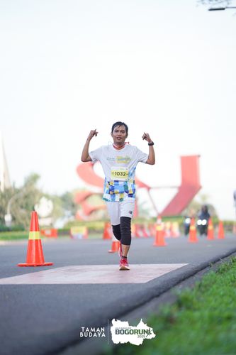 Race photo from Taman Budaya x BOGORUN 2025