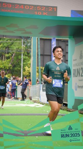 Race photo from Mangkunegaran Run 2025