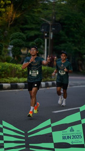 Race photo from Mangkunegaran Run 2025