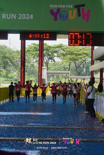 Race photo from BAF LIONS RUN 2024