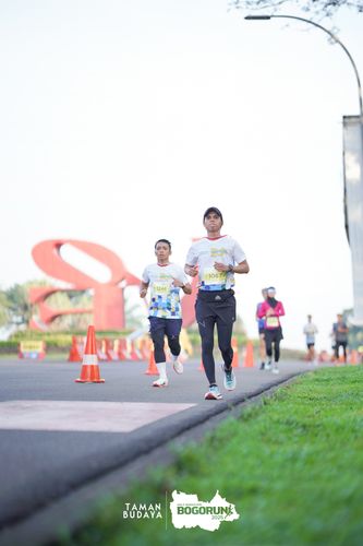Race photo from Taman Budaya x BOGORUN 2025