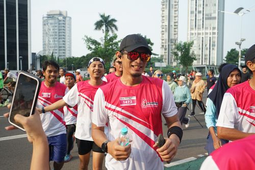 Race photo from Smartfren Run 2024 Vibes