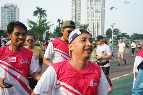 Race photo from Smartfren Run 2024 Vibes