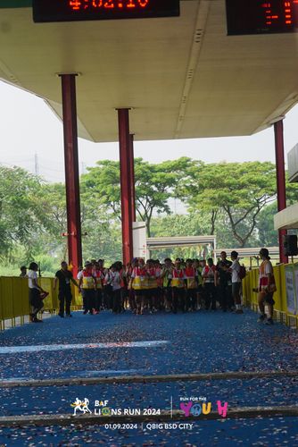 Race photo from BAF LIONS RUN 2024