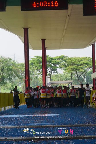 Race photo from BAF LIONS RUN 2024