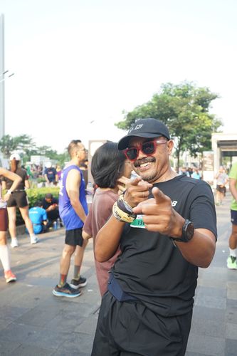 Race photo from Lari Bareng Yuk!