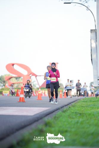 Race photo from Taman Budaya x BOGORUN 2025