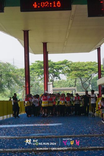 Race photo from BAF LIONS RUN 2024