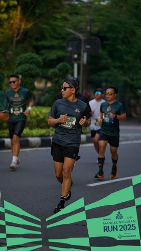 Race photo from Mangkunegaran Run 2025