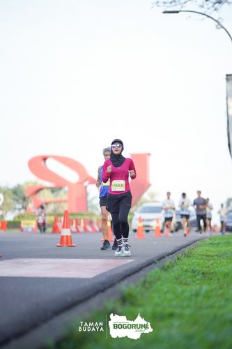 Race photo from Taman Budaya x BOGORUN 2025