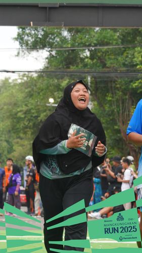 Race photo from Mangkunegaran Run 2025