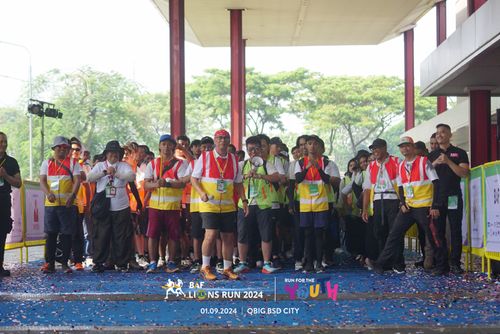 Race photo from BAF LIONS RUN 2024