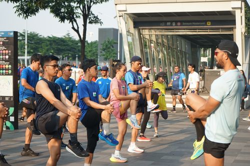 Race photo from Lari Bareng Yuk!