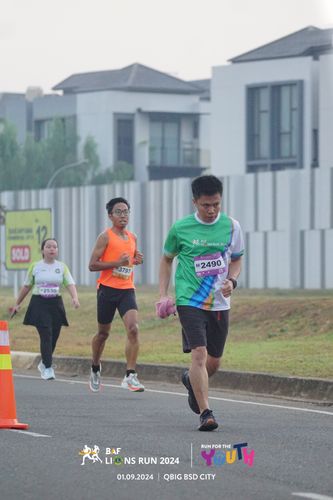 Race photo from BAF LIONS RUN 2024